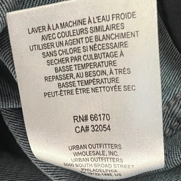 Free People Stripped Cotton Stretch Mini Skirt Size XS - Picture 6 of 7